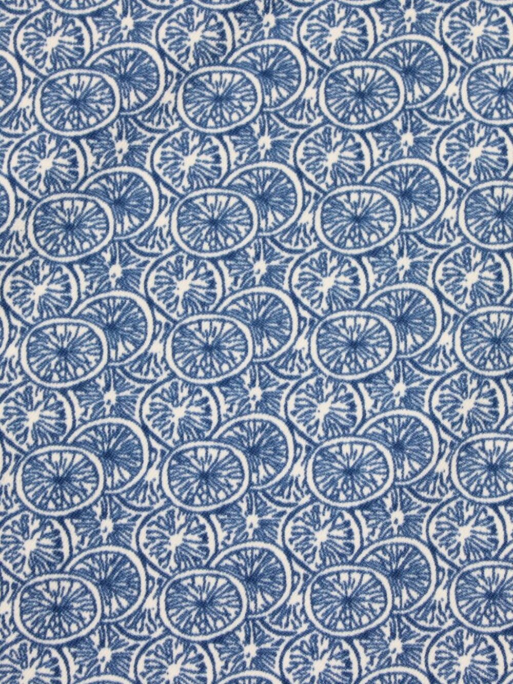UNTUCKit Mondello AOP Shirt Mens 2XL XXL Blue Wheels All Over Print Short Sleeve - Picture 6 of 12